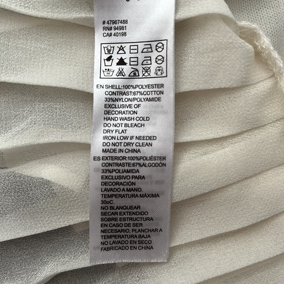 EUC Forever 21 ivory dress - Picture 8 of 8